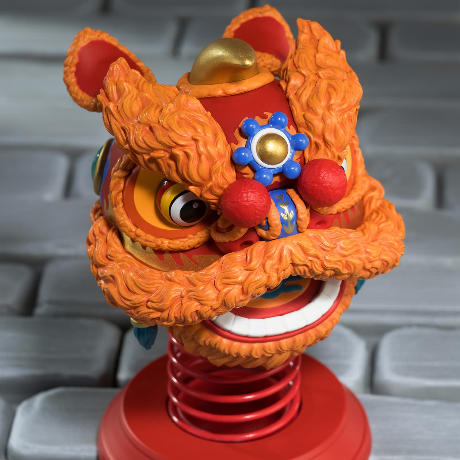 Ruyi Lion Bobblehead