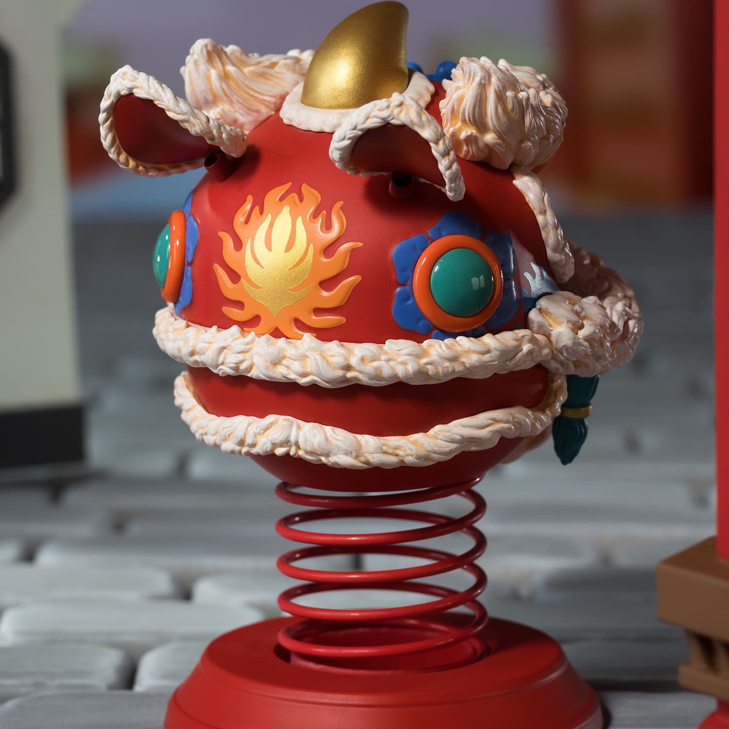 Ruyi Lion Bobblehead